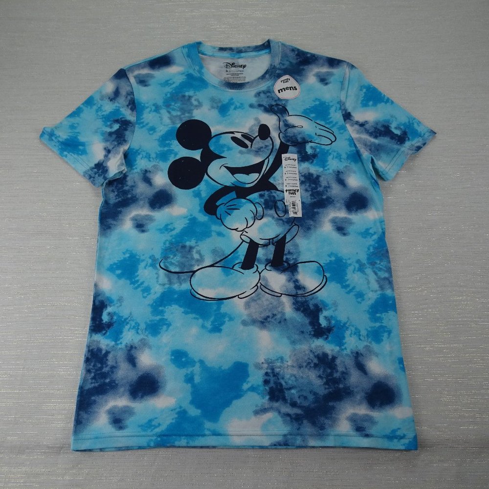 NWT Mickey Mouse Men's Tie Dye Graphic T Shirt - Picture 3 of 10